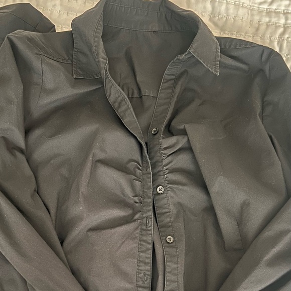 Bundle of 2 Classic Black Collared Shirts - Picture 2 of 4